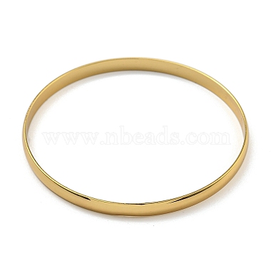 7Pcs PVD Vacuum Plating 202 Stainless Steel Plain Flat Ring Bangle Sets(BJEW-M317-14A-G)-2