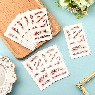 27Pcs Removable Scar Temporary Tattoos(DIY-SP0005-66A)-5