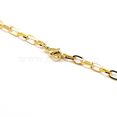 304 Stainless Steel Cable Chain Necklace Making(STAS-A028-N091G)-3