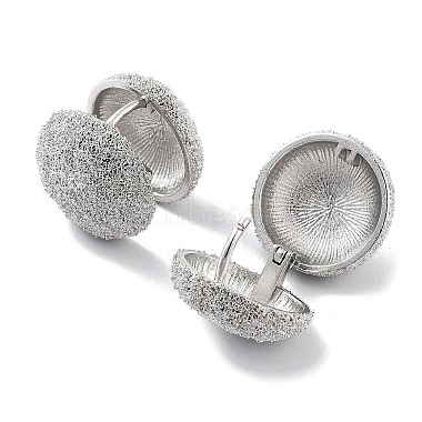 Brass Hoop Earrings(KK-B082-20P)-2