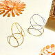 925 Sterling Silver Hoop Earrings(JE670A-04)-2
