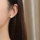 304 boucles d'oreilles en acier inoxydable pour femmes(YH6943-1)-2