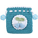 1Pc Flower Knitting Wallet(AJEW-GF0011-09C)-1