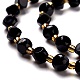Natural Obsidian Beads Strands(G-M367-08A)-2