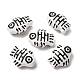 Handmade Printed Porcelain Beads(PORC-F005-03B-03)-1