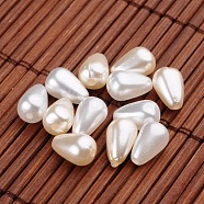 Teardrop Imitation Pearl Acrylic Beads, Mixed Color, 10x6.5mm, Hole: 1mm, about 2413pcs/500g(OACR-L004-3424)