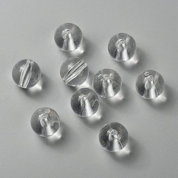 Transparent Acrylic Beads, Round, Clear, Size: 18mm in diameter, hole: 2mm