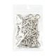 20Pcs Iron Swivel D Rings Lobster Claw Clasps(IFIN-FS0001-22)-2