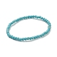 Synthetic Turquoise Beaded Stretch Bracelets(BJEW-D446-A-18)-2