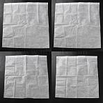 120Pcs 4 Styles Non-woven Fabric Shoes Storage Bags with Visible Window, Dustproof Drawstring Pouches Packaging Pouches, Rectangle and Square, White, 40~58x39.5~50x0.1cm, 30pcs/style(ABAG-AR0001-07)