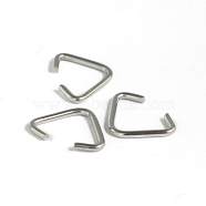 304 Stainless Steel Bag Accessories, Stainless Steel Color, 12x15.5x1.4mm(STAS-D431-41)