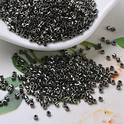 MIYUKI Delica Beads Small, Cylinder, Japanese Seed Beads, 15/0, (DBS0254) Bronze Luster, 1.1x1.3mm, Hole: 0.7mm, about 3500pcs/10g(X-SEED-J020-DBS0254)