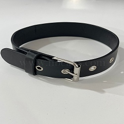 PU Imitation Leather Cord Bracelets, with Alloy Finding, Coconut Brown, 16-3/8 inch(41.5cm), 25mm(BJEW-WH0020-68B)