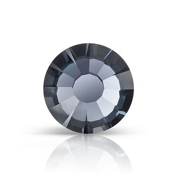 Preciosa&reg MAXIMA Crystal No Hotfix Flatback Stones, Czech Crystal, Dura Foiling, Round(438 11 615 Chaton Rose), 40080 Light Graphite, SS10(2.7~2.9mm)