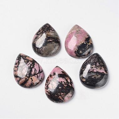 30mm Drop Rhodochrosite Cabochons