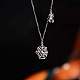 925 Sterling Silver Spider and Web Pendant Necklaces(NG1088-1)-2
