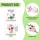 2Pcs Handmade Lampwork Bumpy Beads(LAMP-TA0002-51A)-4