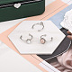 9 piezas 3 estilos 304 configuraciones de anillo de almohadilla de acero inoxidable(STAS-PJ0001-16P)-7