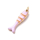 Brass with Enamel Pendants(KK-CBA2F11-03G-04)-2
