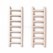 Miniature Unfinished Wood Ladder, for Kid Painting Craft, Dollhouse Accessories, Bisque, 150x48x2mm(FIND-H030-26)