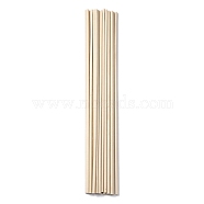 Round Wooden Sticks, Dowel Rods, for Children Toy, Building Model Material Supplies, Beige, 30x0.4cm(WOOD-WH0024-98B)