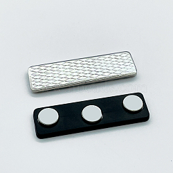 NdFeB Magnetic Work Card, Rectangle, Black, 45x13mm(AJEW-H155-12A)