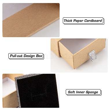 Kraft Paper Jewelry Ring Box(CON-BC0005-87)-4