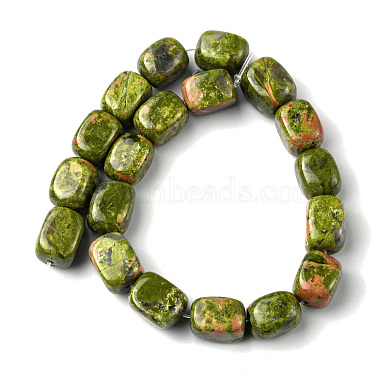 Natural Unakite Beads Strands(G-F743-02R)-3