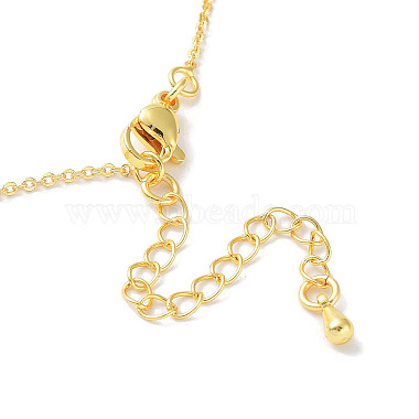 Brass Cable Chain Necklaces(X-MAK-P011-01G)-4