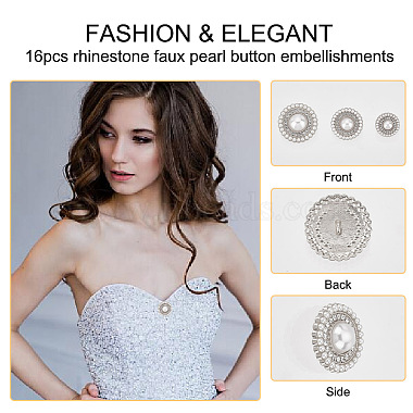 3 Style Alloy Rhinestone Shank Buttons(FIND-GF0004-71P)-6