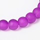 Bracelets pour enfants en perles de verre givré extensibles pour la journée des enfants(BJEW-JB01768)-3