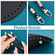 WADORN 1Pc PU Leather Bag Strap(DIY-WR0003-19A)-4