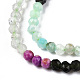 un mélange naturel de perles de pierres précieuses brins(G-D080-A01-03-08)-3