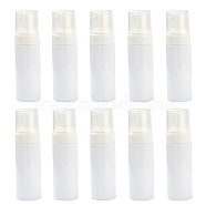 150ml PET Plastic Foaming Soap Dispensers, Pump Bottles for Liquid Soap, Refillable Bottles, White, 16.6x4.7cm, Capacity: 150ml(5.07 fl. oz)(X-TOOL-WH0080-52B)
