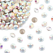 Preciosa&reg MAXIMA Crystal Round Stones, Czech Crystal, Dura Foiling, Round(431 11 615 Chaton), 00030 200 Crystal AB, SS6/PP13(1.9~2.1mm)(Y-PRC-RBSS6-00030-200)