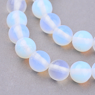 Opalite Beads Strands, Round, 12~12.5mm, Hole: 1.5mm, about 30pcs/strand, 15.5 inch(X-G-Q462-12mm-31)