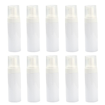 150ml PET Plastic Foaming Soap Dispensers, Pump Bottles for Liquid Soap, Refillable Bottles, White, 16.6x4.7cm, Capacity: 150ml(5.07 fl. oz)