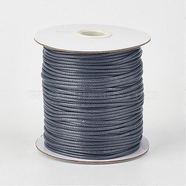 2mm SlateGray Waxed Polyester Cord Thread & Cord