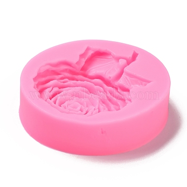 Moules en silicone rose de qualité alimentaire(DIY-I078-13)-4