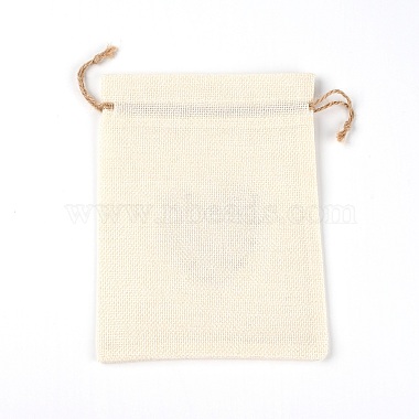 bolsa de yute con cordón para manualidades diy en blanco(CW-TAC0001-09A)-2