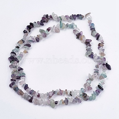 Natural Fluorite Stone Bead Strands(G-R192-05)-3