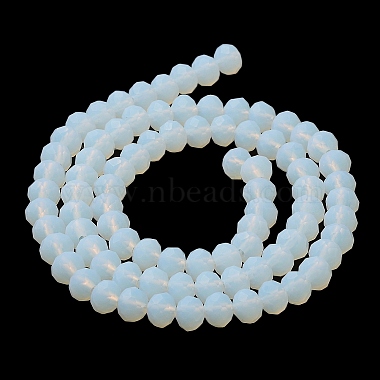 Brins de perles de verre de couleur unie imitation jade(EGLA-A034-J2mm-MD06)-4