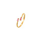 Golden Stainless Steel Cuff Ring(MM8912-4)-1