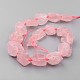 Natural Raw Rose Quartz Beads Strands(G-D833-20)-2