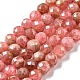 rhodonite naturelles brins de perles(G-F509-41-4mm)-2