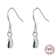 925 Sterling Silver Earring Hooks Findings(X-STER-I014-28S)-1