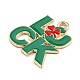 Saint Patrick's Day Alloy Enamel Pendants(ENAM-G222-01C-02)-2