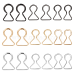 18Pcs 9 Style Alloy Belt Buckles, Belt Clasp for DIY Woman Belt Accessories, Mixed Color, 45~52.5x23~35.5x2~2.5mm, 2pcs/style(FIND-WR0006-91)