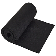 Polyester Felt Fabric, DIY Crafts, Black, 300x24x0.2cm(DIY-WH0430-456A-03)