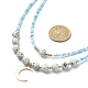 2Pcs 2 Style Glass Seed Beaded Necklaces(NJEW-JN04379)-2